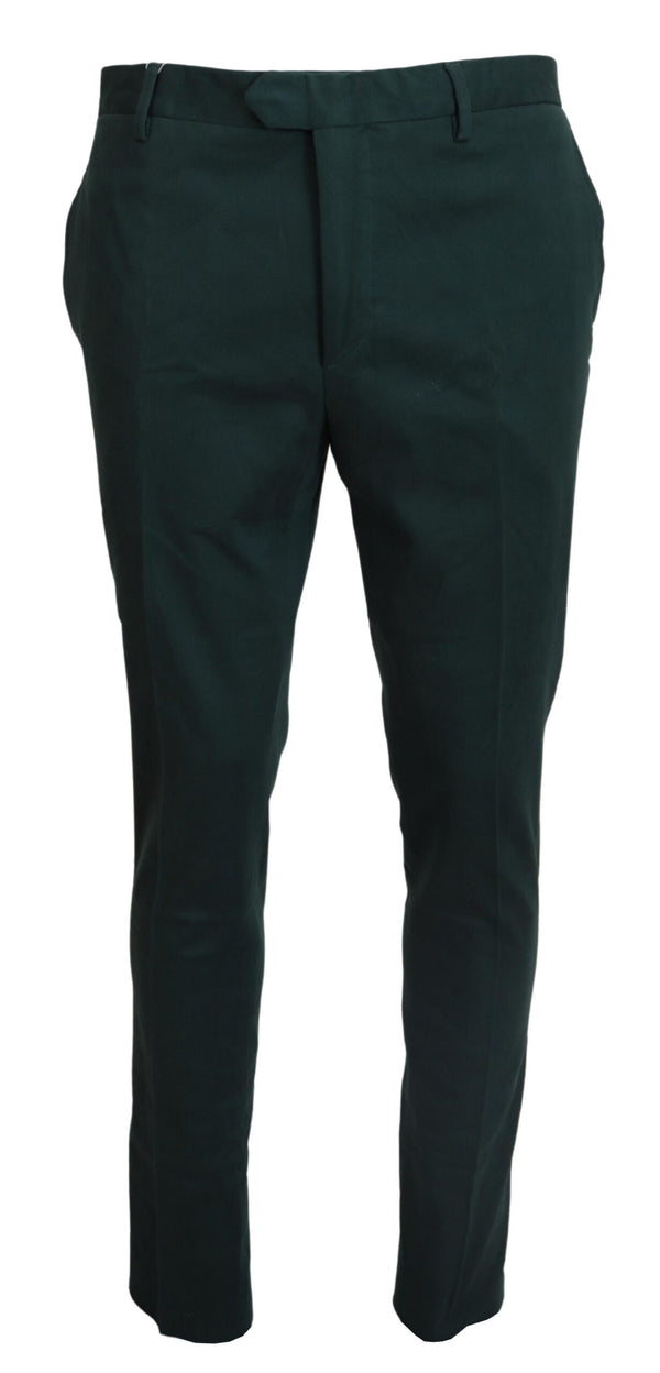 Pantalon chino vert foncé élégant