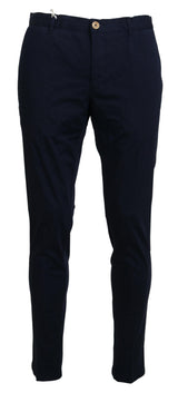 Pantalon chino élégant bleu foncé foncé