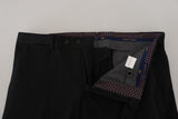 Pantalones de vestido negro sofisticados para hombres