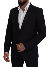 Elegante blazer formale nero martini