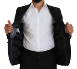 Elegante blazer formale nero martini