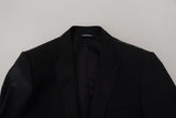 Elegante blazer formale nero martini