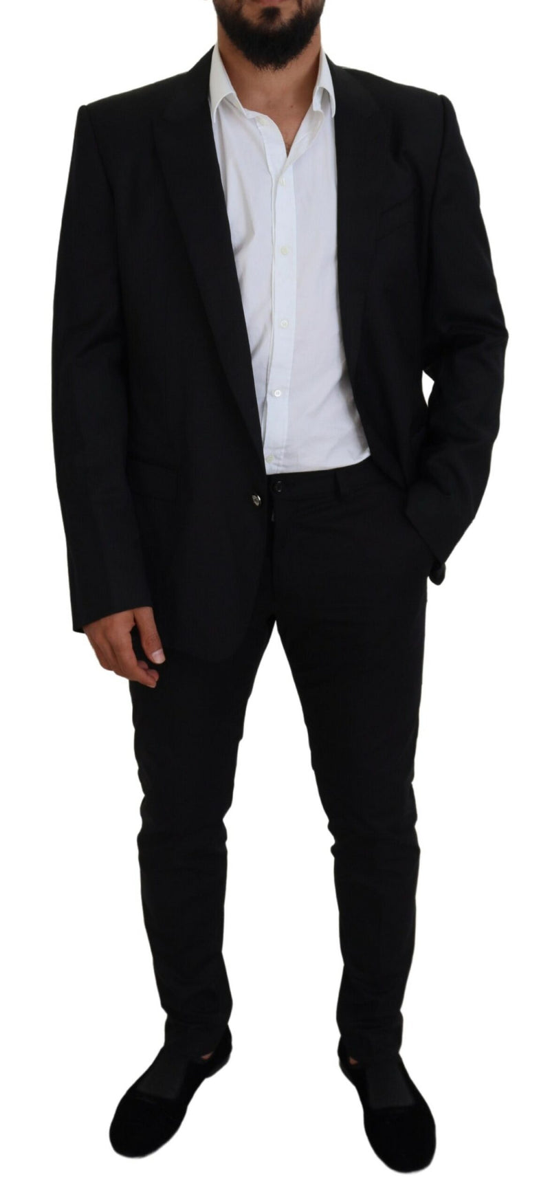 Κομψό Black Martini Wool Blazer