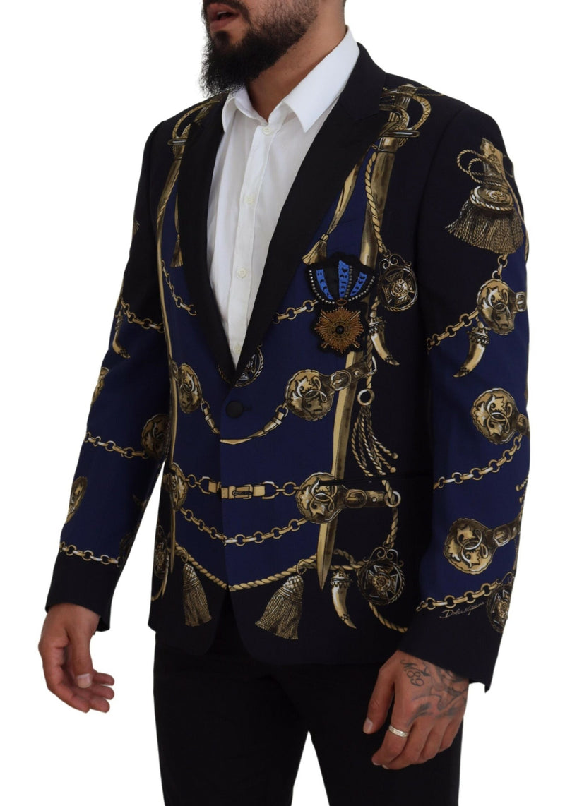 Élégant blazer martini multicolore