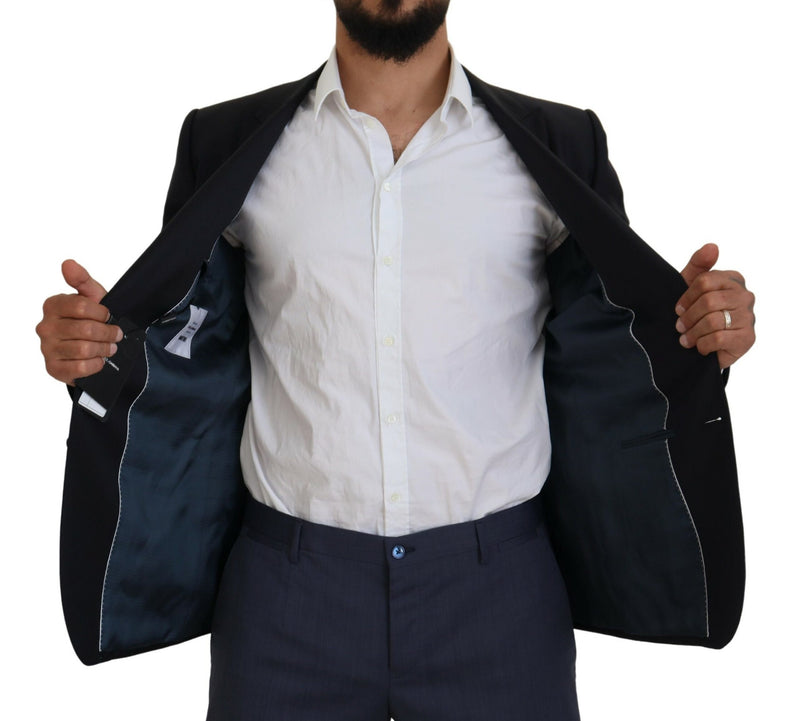 Élégant blazer martini bleu foncé