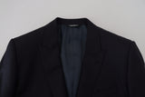 Elegante blazer de martini azul oscuro