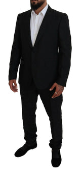 Black Martini Slim Fit Designer Abito