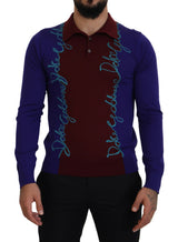 Maglione pullover in lana vergine multicolore