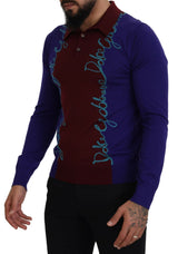 Maglione pullover in lana vergine multicolore