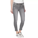 Chic Gray Push-Up Jeggings for Effortless Style