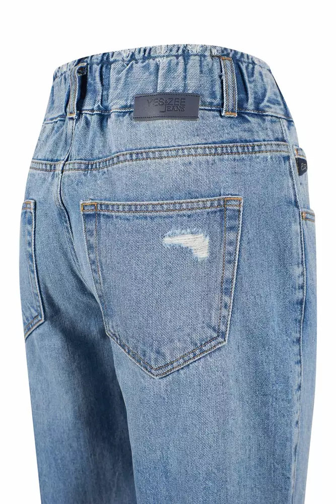 Jeans de cintura alta en casualidad elevada