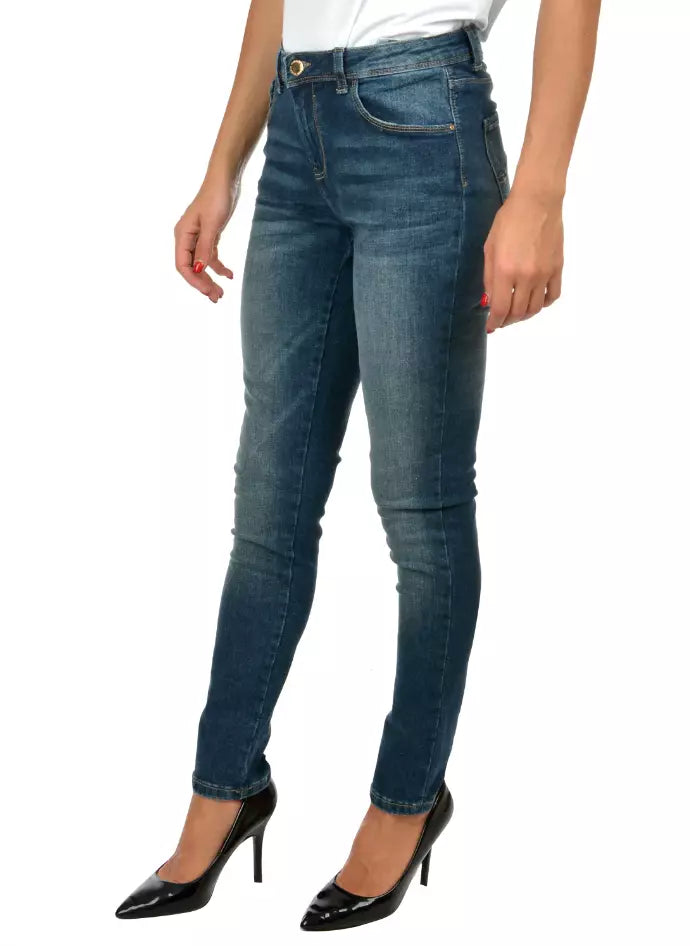 Blue Cotton Women's Skinny Jean