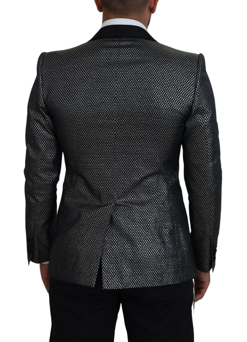 Κομψό Jacquard Single Breasted Blazer