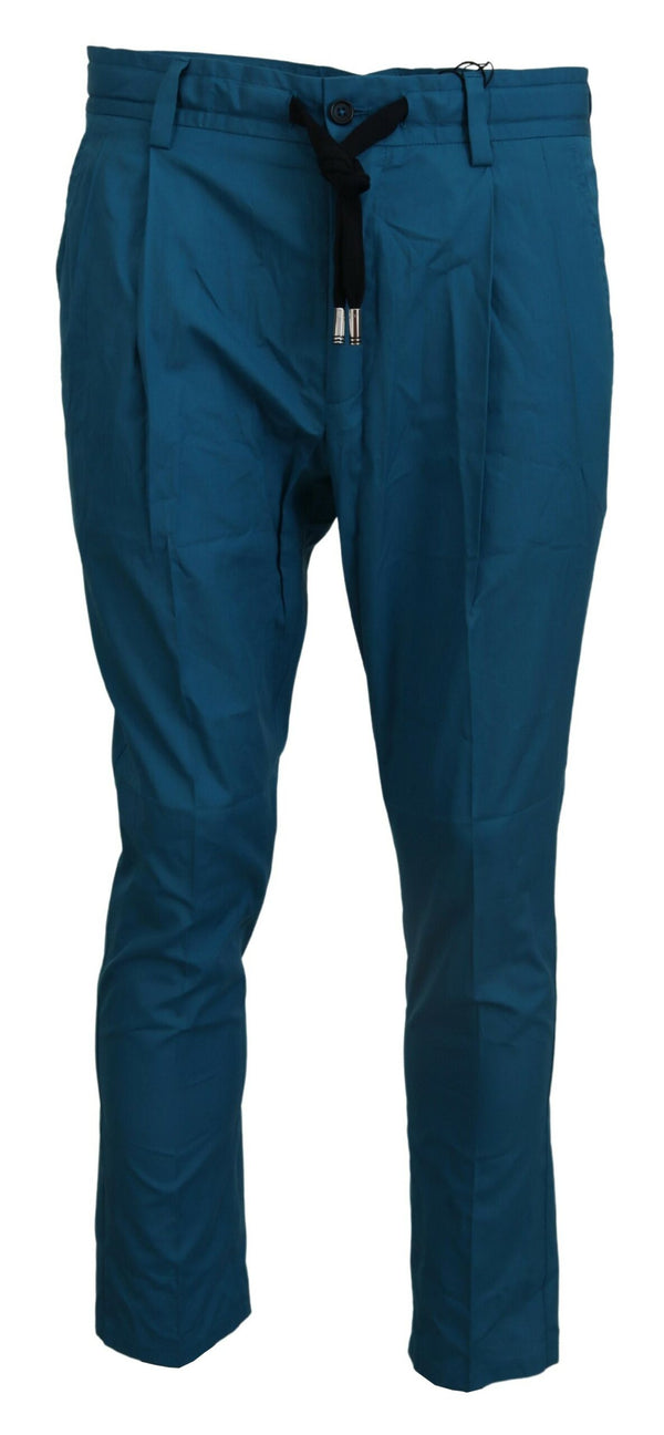 Pantaloni casuali dei pantaloni dei pantaloni dei chinos blu