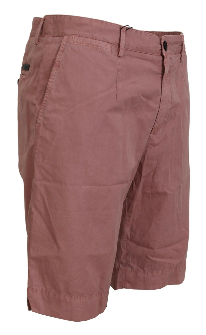 Squisiti pantaloncini in chino rosa per uomini