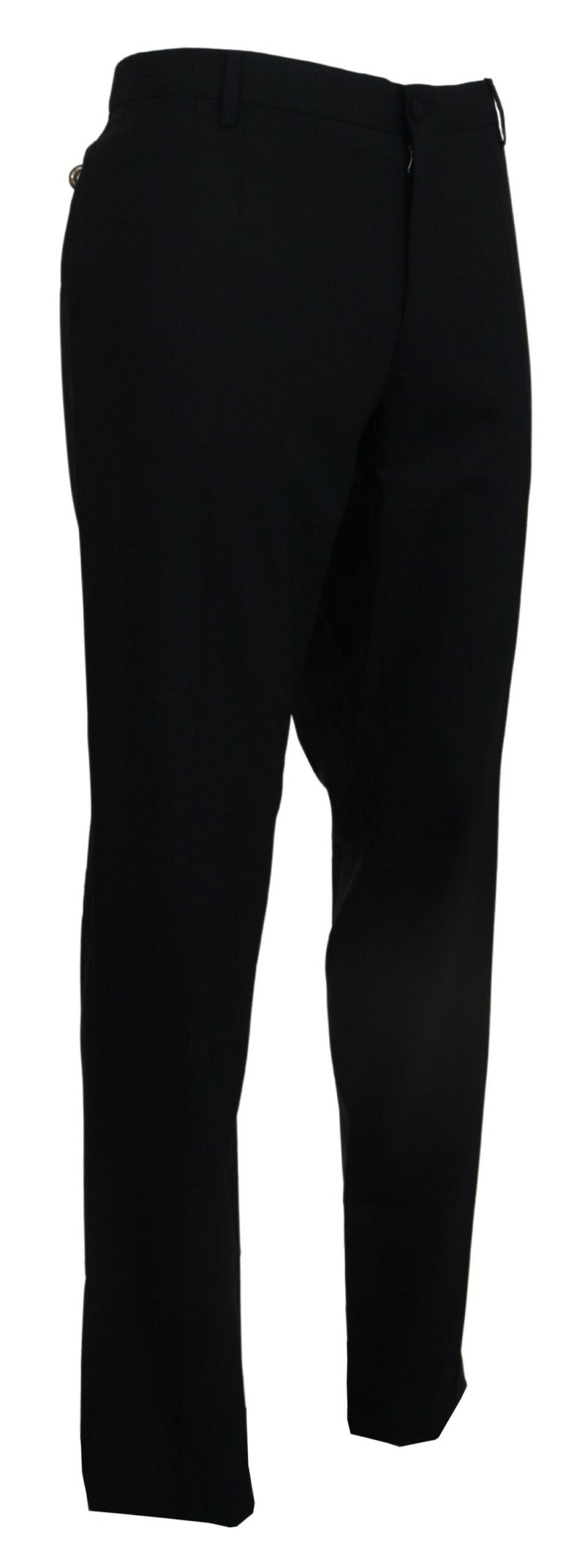 Elegante schlanke Fit Wollmischhose