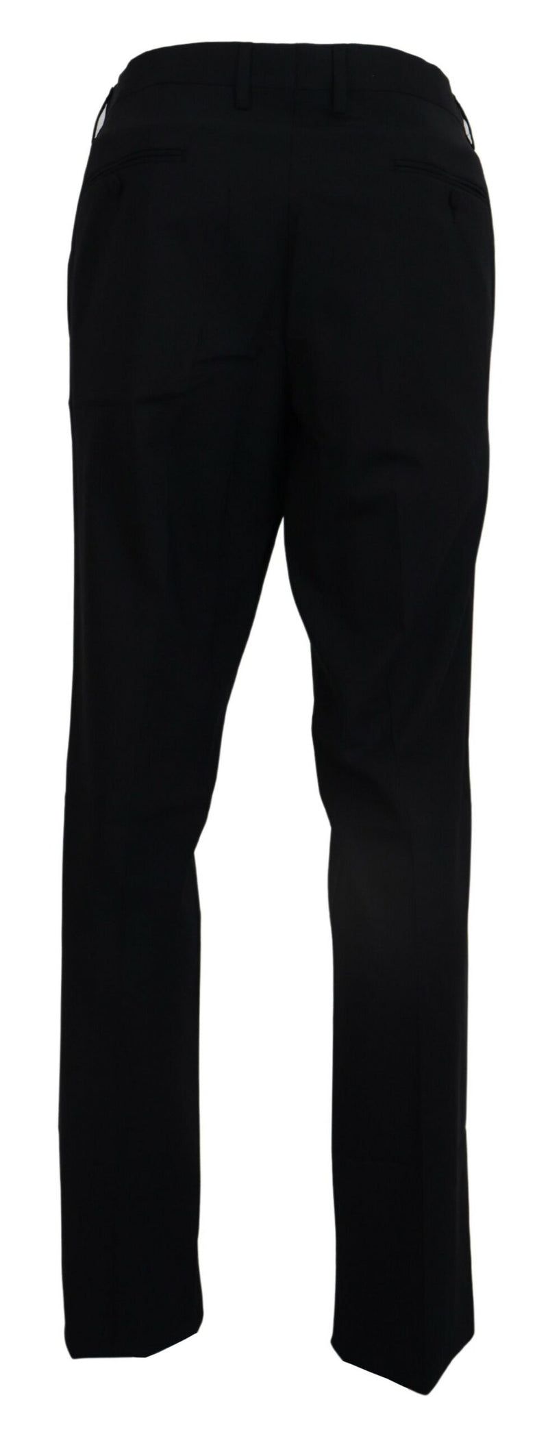 Elegant Slim Fit Wool Blend Trousers