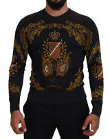 Barockmedaillenmotiv Seidenpullover