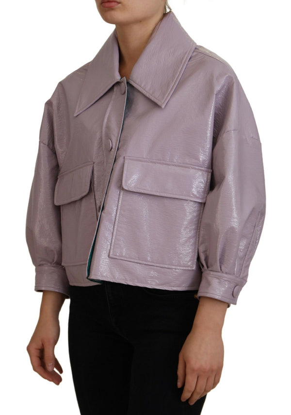 Jacket Cropped Purple Cropped - une déclaration de style