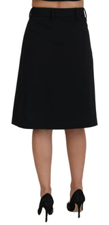 Elegant High Waist Pencil Skirt