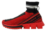 Exquisite Red Sorrento Slip-On Sneakers