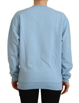 Pull orgo en bleu clair