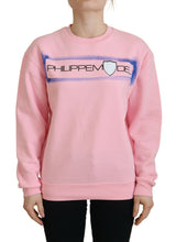 Elegante maglione pullover a maniche lunghe rosa