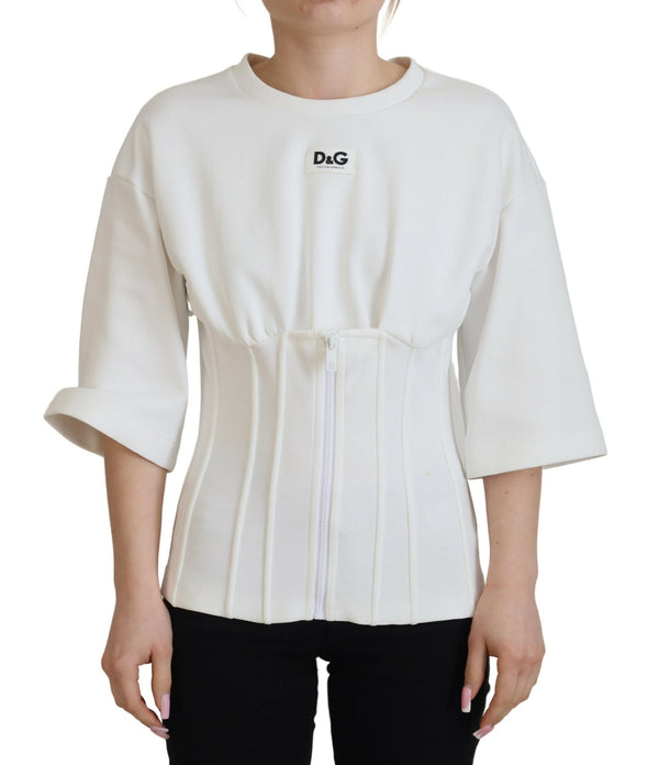 Blusa t-shirt elegante in corsetto