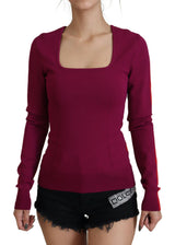 Maglione pullover multicolore quadrato