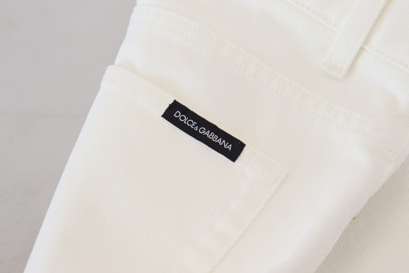 Svelte High Waist Slim Jeans On Off White