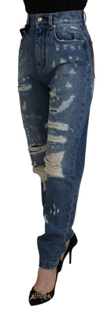 Eleganti jeans attillati in vita alta