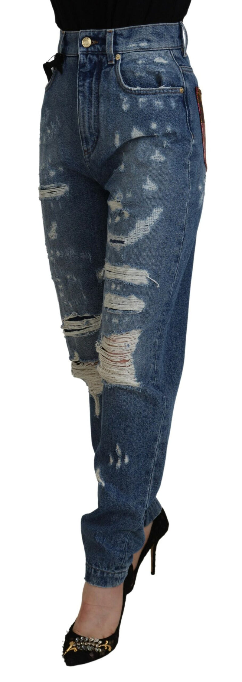 Jean skinny élégant taille haute