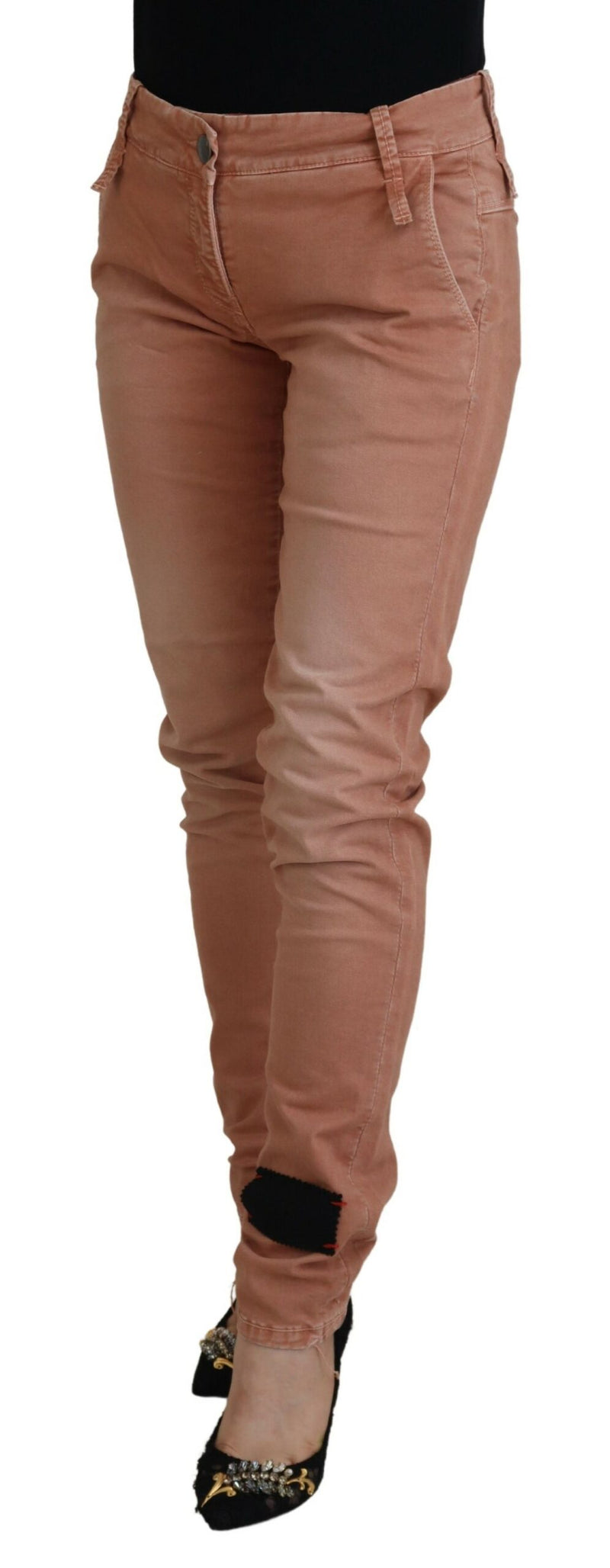 Pantalon de coton chic slim fit