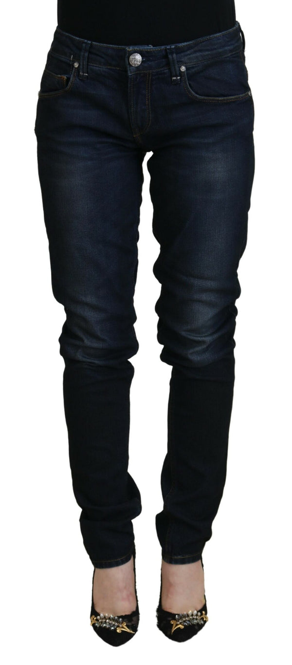 Jean skinny de la taille basse chic