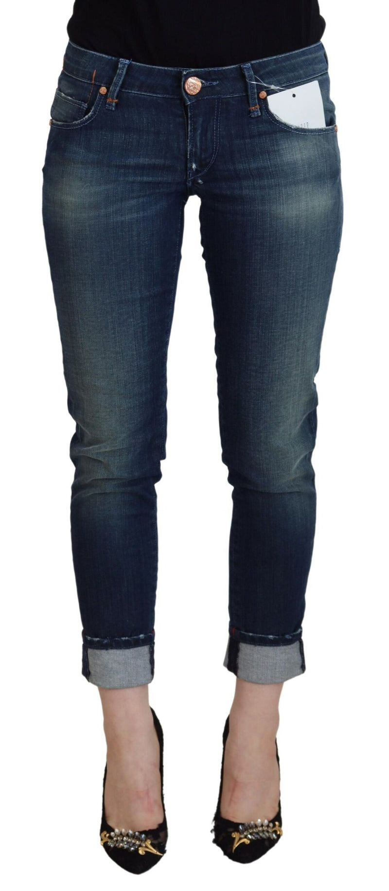 Jeans slim basse chic