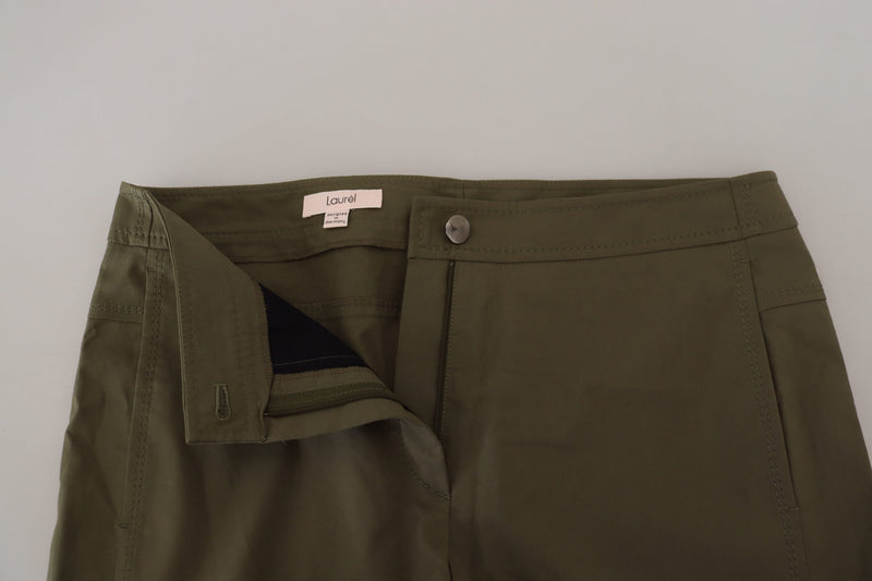 Elegantes pantalones verdes cónicos - ropa elegante para todos los días