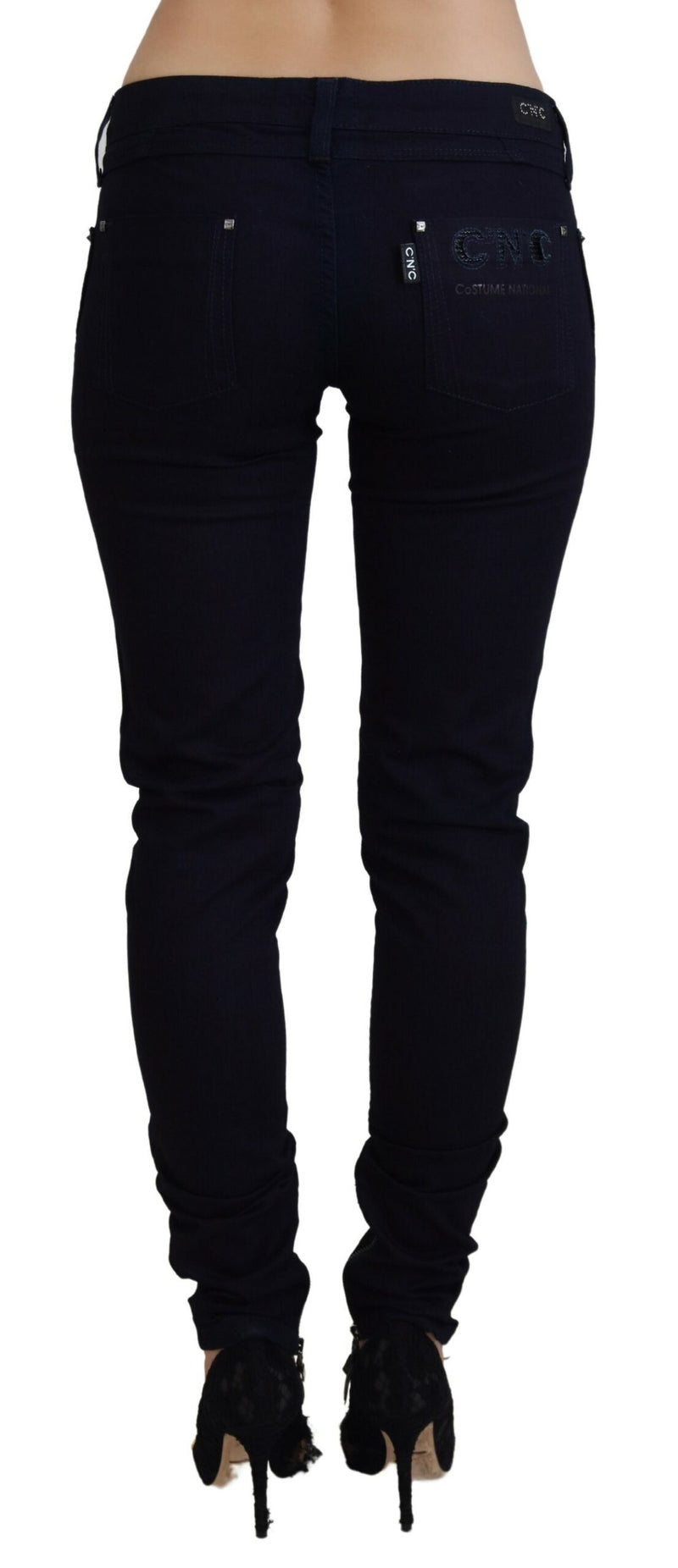 Jeans skinny in denim chic nero nero nero