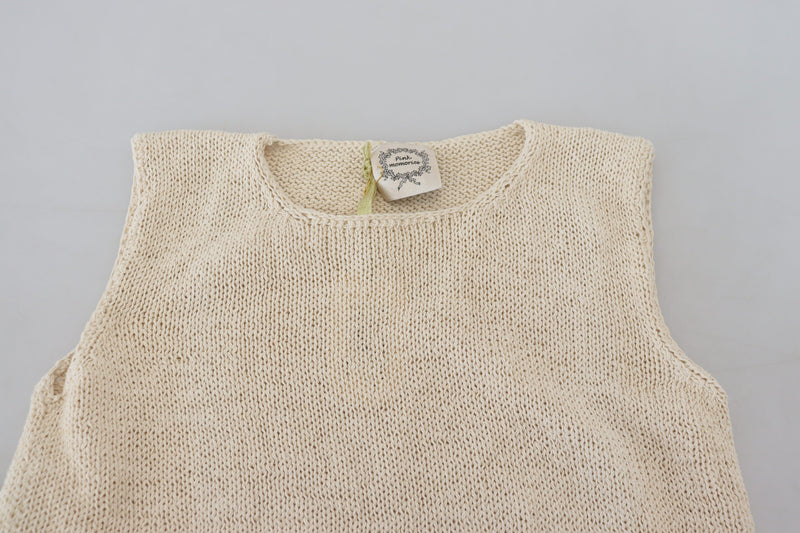 Chic beige ärmellose Tanktop