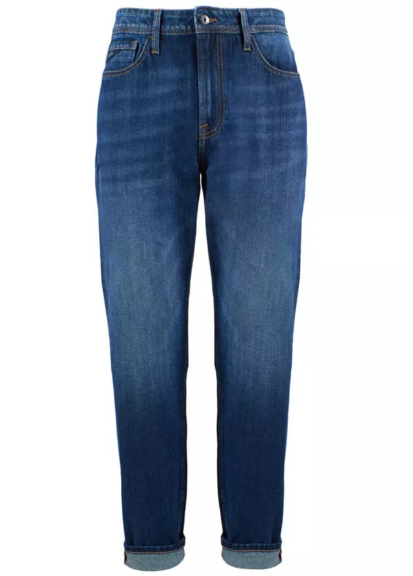 Blue Cotton Men's Jean