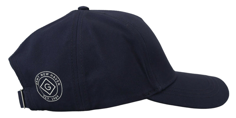 Chapeau de baseball en coton bleu élégant