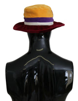 Elegante cappello da secchio multicolore