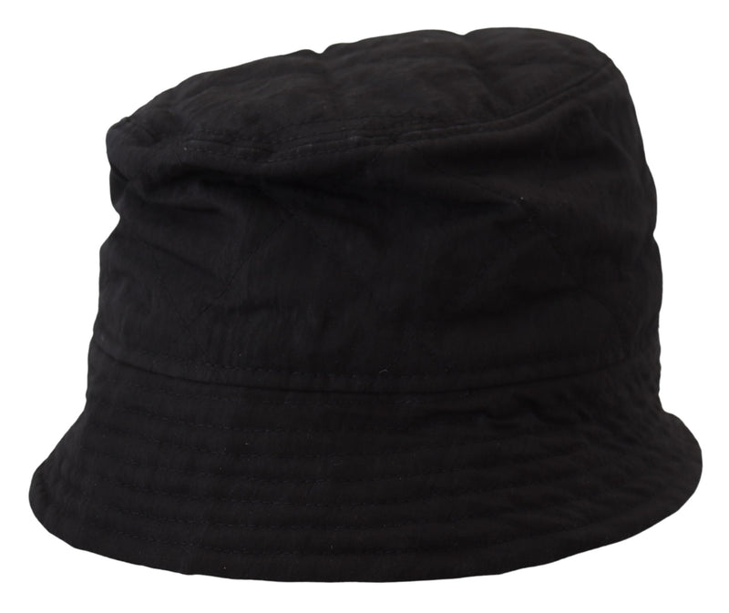 Elegante gorra de cubo negro