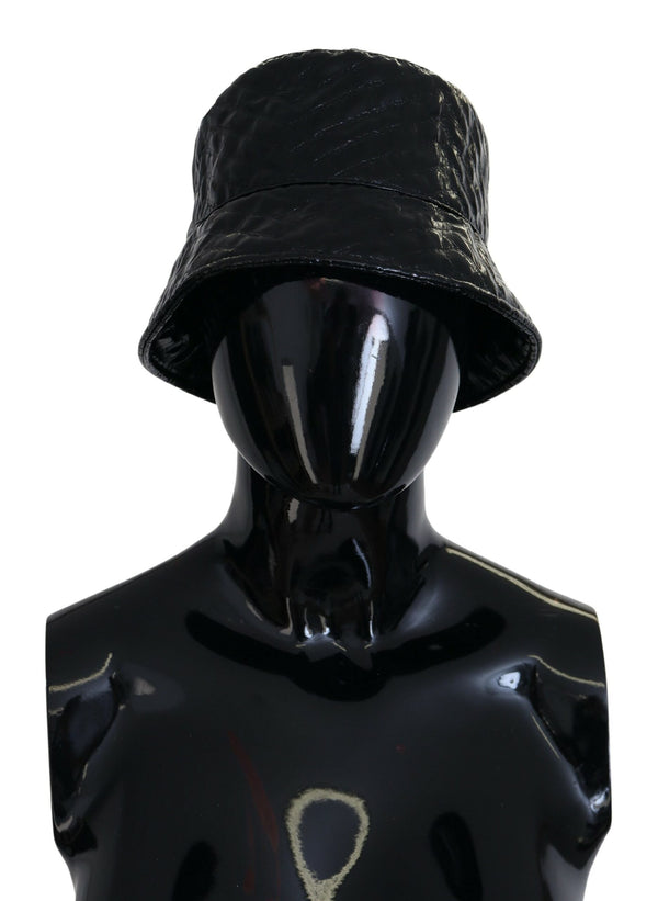 Elegante cappuccio del secchio nero