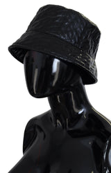 Elegante gorra de cubo negro