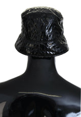 Elegante cappuccio del secchio nero