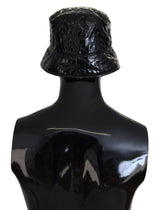 Elegante cappuccio del secchio nero