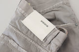 Schlanke normale Jeans mit Denim -Grey -Jeans