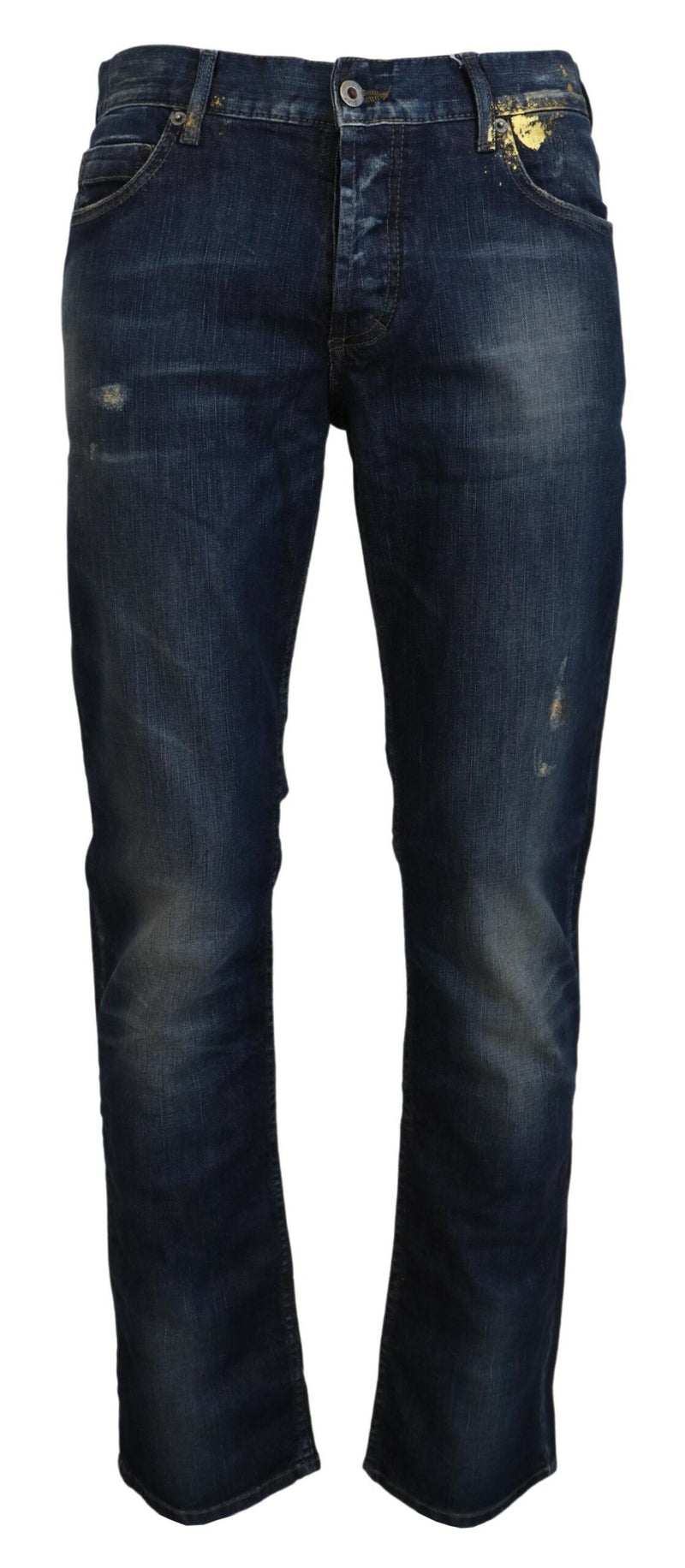 Chic regulärer blauer Denim für anspruchsvollen Stil