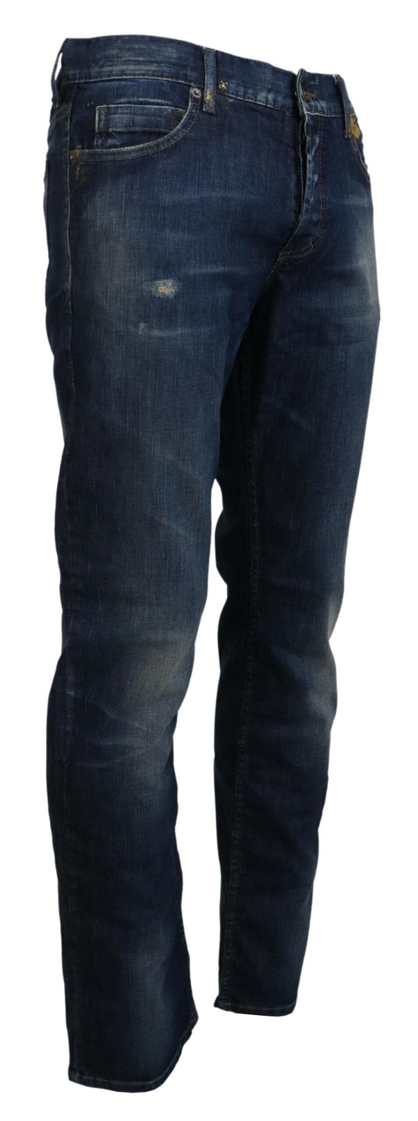 Chic regulärer blauer Denim für anspruchsvollen Stil