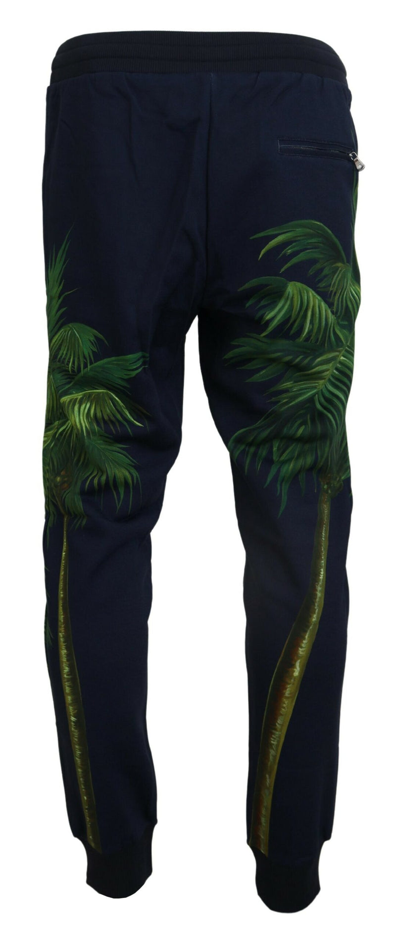 Eleganti pantaloni da jogging in cotone con design di stampa